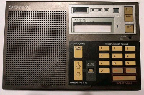 Sony icf 7600d front - sony,