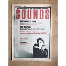 PSYCHEDELIC FURS SOUNDS MAGAZINE JAN 24 1987 RICHARD BUTLER  COVER WITH MORE INS