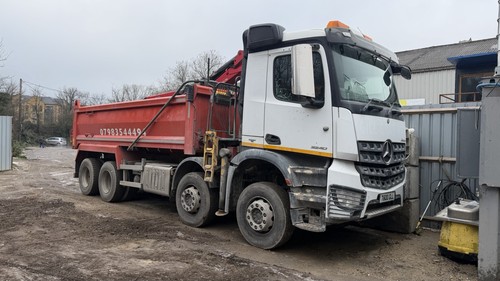 Mercedes grab tipper truck for - grab,