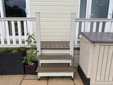 UPVC   Static Caravan Decking