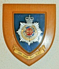 260 Ambulance Squadron Royal Corps of Transport regimental mess plaque RCT