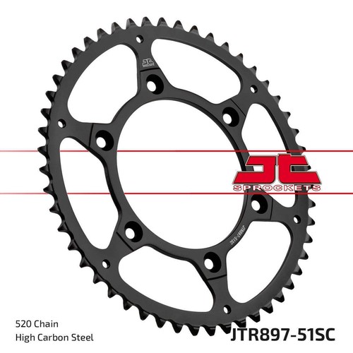 Sprockets steel rear - jt,