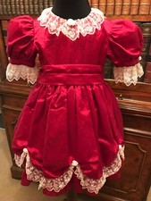 Vintage Chantelle Originals Burgundy Red Special Occasion Bridesmaid Dress - 3Y