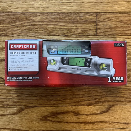 Craftsman digital torpedo - 8",