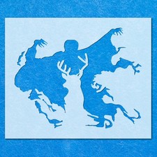 Harry Potter Dementor Patronus Stencil Stencil, Mylar Airbrush Painting Wall Art