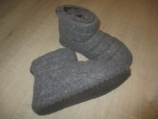 NEW EMU AUSTRALIA Barrington Sheepskin Slipper Boots  - Charcoal -  Size UK 6