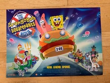 Spongebob Squarepants The Movie UK Mini Quad Cinema Poster Double Sided