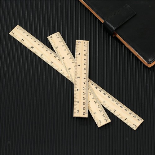 Wooden ruler measuring - 3x,