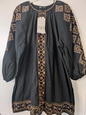 ZARA Embroidered Boho Tunic