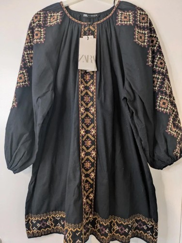Zara embroidered boho tunic - zara,