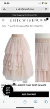 Chic Wish Tulle Midi Skirt