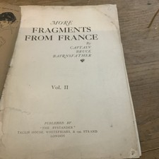 MORE FRAGMENTS FROM FRANCE