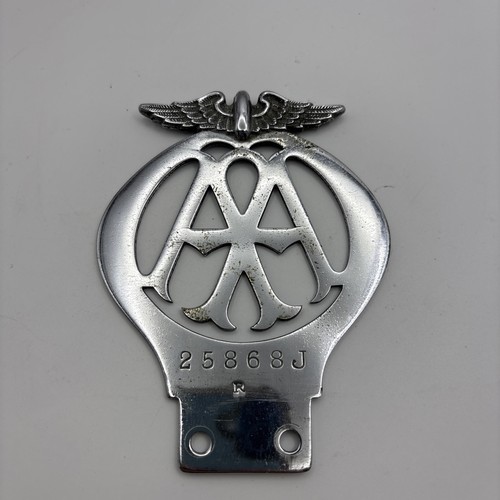 Vintage car badge stamped - vintage,