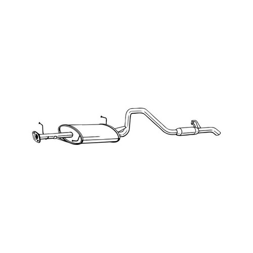 Bosal rear exhaust - exhaust, silencer