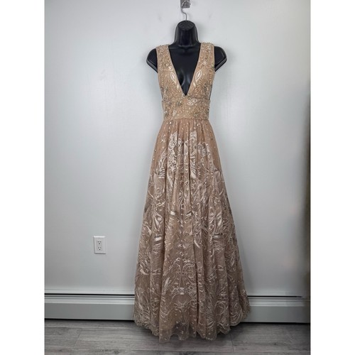 Marchesa notte gold sequin - marchesa,