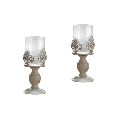 2pcs candle holder - candle,