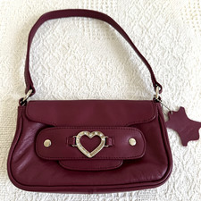Suzy Smith red leather mini