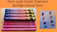 Avon Mark West Coast Way Spotlight Stamp Pen In *Stake Out* X10 Bulk Rare Item