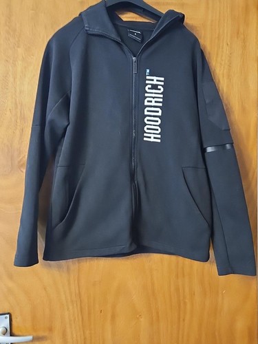 Hoodrich black full zip - zip, hooded