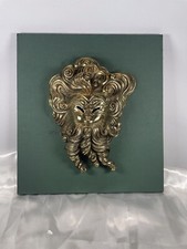 Framed Gilded Wall Mask Greek God Wind Aeolus Keeper Of The 4 Winds