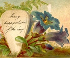 Antique Victorian Birthday