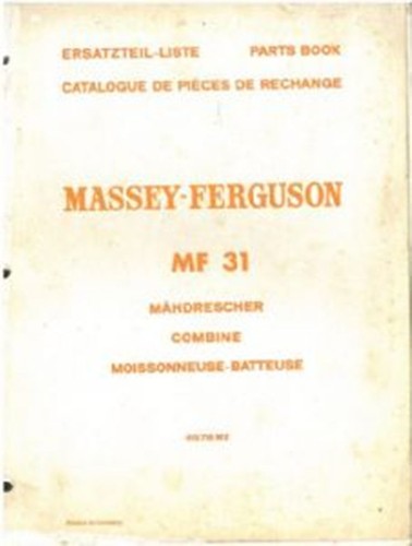 Massey ferguson combine - 31,