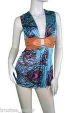 NWT SKY Brand Auhra Peacock