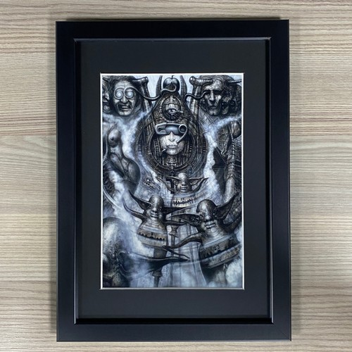 Giger framed art - h.r.,
