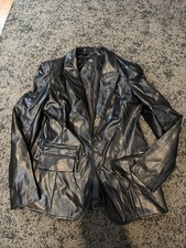 River Island Leather Look Jacket Size 10