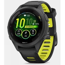 Garmin Forerunner 265S Running Smartwatch GPS Watch Heart Rate Monitor - Black