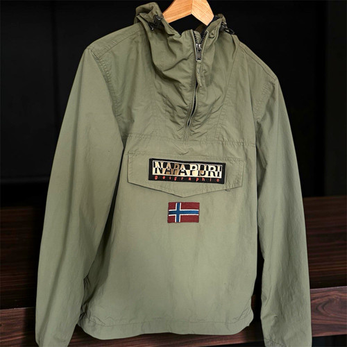 Napapijri men green hooded - men’s,