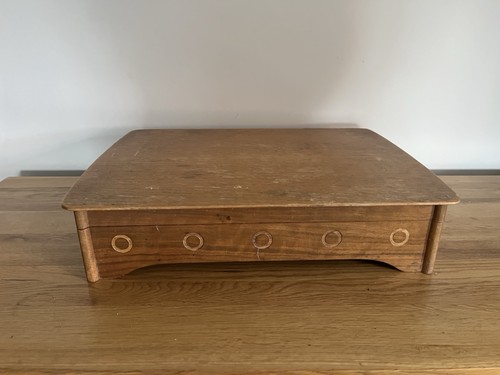 Antique oak cutlery canteen - antique,