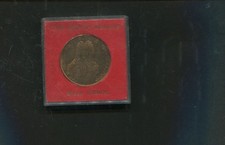 The British Museum Sir Hans Sloane Solid Bronze Commemorative Coin Medal in Case