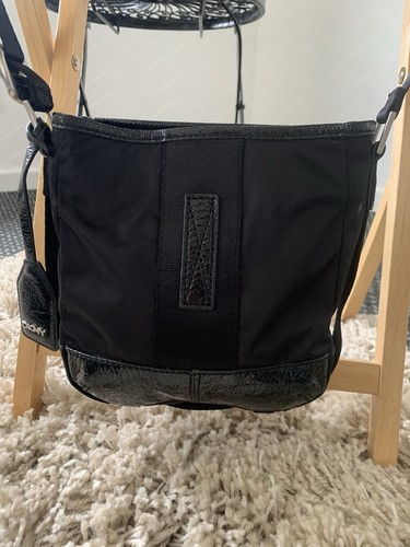 Dkny black shoulder bag with - dkny,