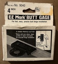 EZ Mark 4" Butt Gage / Gauge