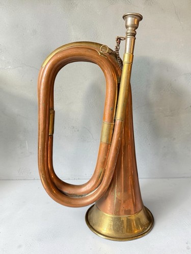 Vintage military bugle - bugle,