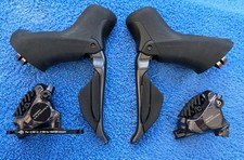 SHIMANO ULTEGRA 8170 DI2 SHIFTERS AND DISC BRAKE CALIPERS FRONT AND BACK 12 sp 