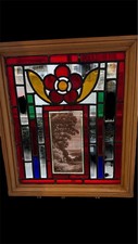 Large Victorian Stain Glass