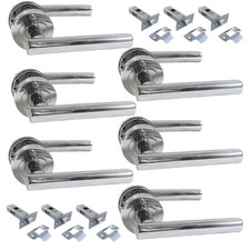 Straight T Bar Chrome Door