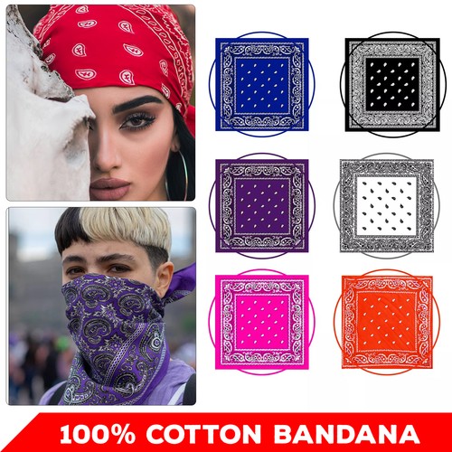 Bandana paisley neck head - bandana,