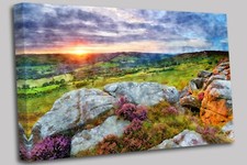 Baslow Edge in the Derbyshire