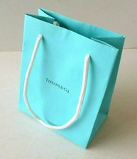 Genuine Tiffany Gift Bag 15x12.5cm, Ribbon