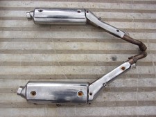 HONDA XL 1000 V VARADERO sd01 99-08 - EXHAUST SILENCER TAIL PIPE x2 OEM R/LEGAL