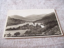 POSTCARD -- THE CAMP & ENTRANCE TO HELL'S GLEN, LOCHGOILHEAD, ARGYLL