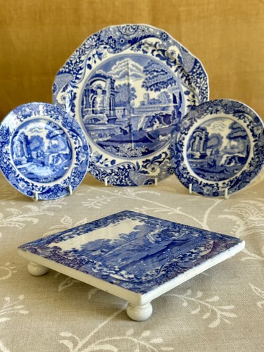 Antique copeland spode blue - antique,