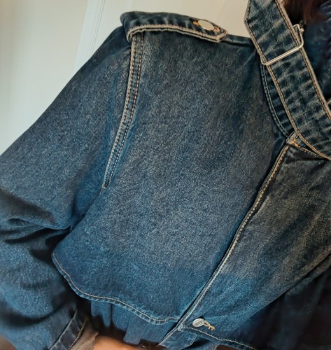 Zara women denim coat - denim,