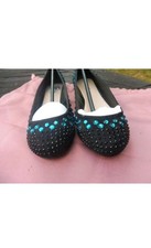 Carvela ballerina shoes with sparkle decoration size 3/36 new Smart Flat