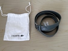 BNWOT LACOSTE Leather Belt Size 44 (110cm) Genuine