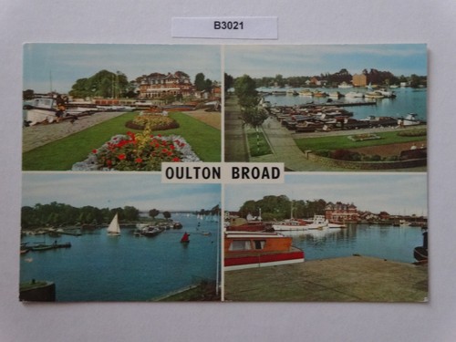 Oulton broad postcard - oulton,