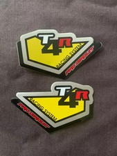 Pro Circuit T4R exhaust end cap replacement decals (Pair) stickers Motocross Mx